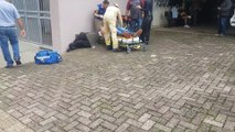 Motociclista fica ferido ao se envolver em acidente de trânsito na Rua Vitória