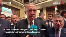 Cumhurbaşkanı Erdoğan'dan Özel ile görüşme açıklaması