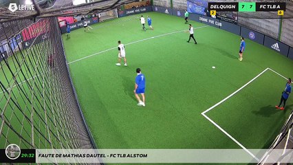 Faute de Mathias DAUTEL - FC TLB ALSTOM