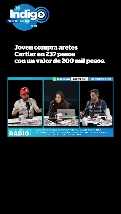 Joven compra aretes Cartier en 237 pesos con un valor de 200 mil pesos I Reporte Indigo
