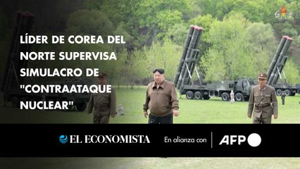 Líder de Corea del Norte supervisa simulacro de "contraataque nuclear"
