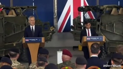 Sunak: "Aumentiamo spesa difesa per Gb, mezzo miliardo all'Ucraina"
