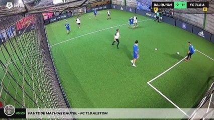 Faute de Mathias DAUTEL - FC TLB ALSTOM
