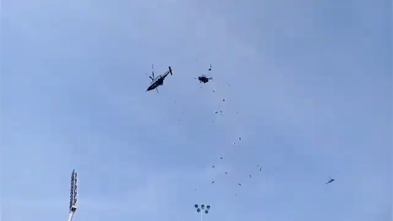 Une impressionnante collision entre deux hélicoptères militaires fait dix morts en Malaisie