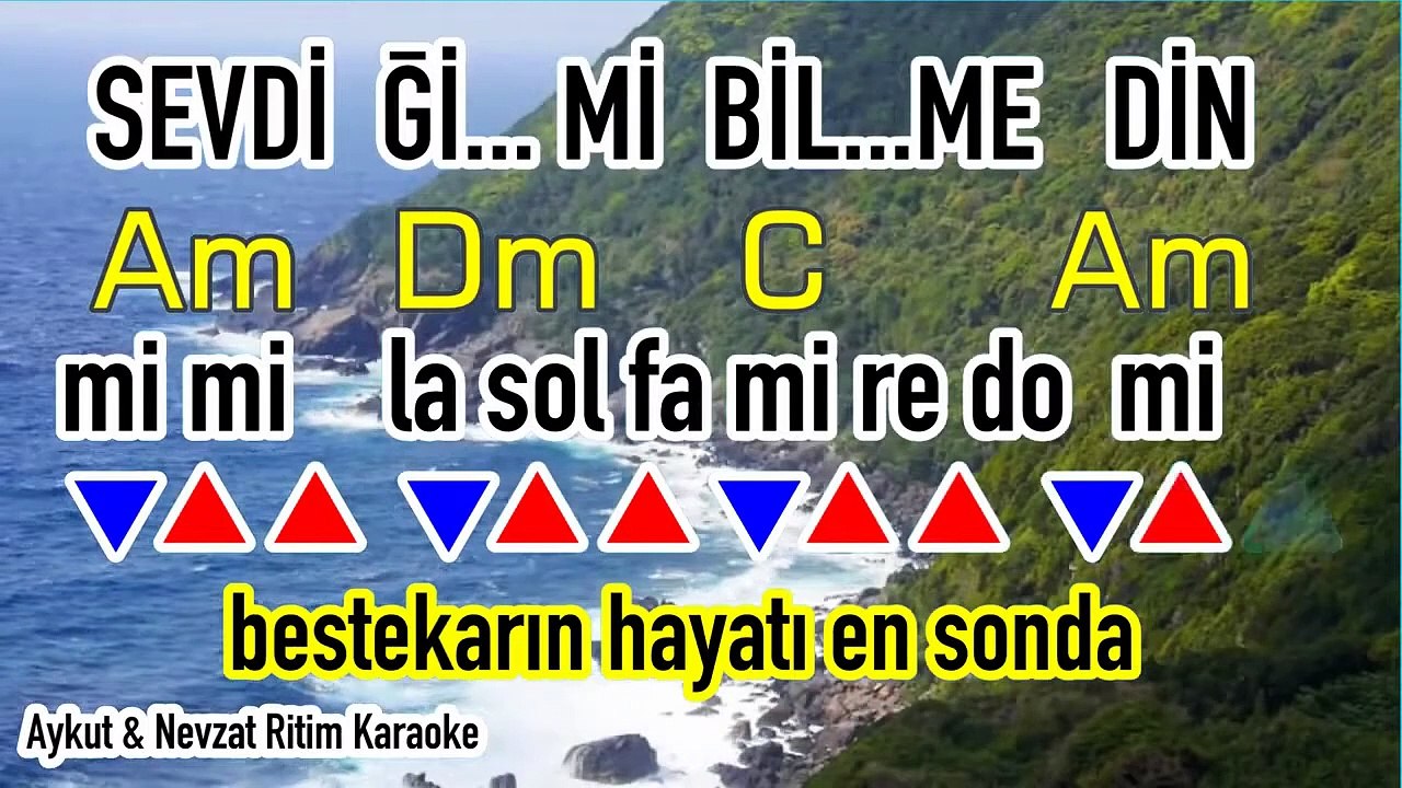 74 Bpm Bekledim de Gelmedin - Zeki Müren Ritim Karaoke Orijinal Trafik (Nihavend Semai TSM KORO)