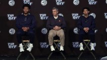 Tony Bennett talks at ACC Tipoff