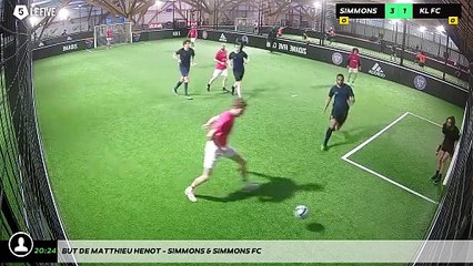 But de Matthieu HENOT - SIMMONS & SIMMONS FC