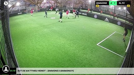 But de Matthieu HENOT - SIMMONS & SIMMONS FC