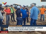 Autoridades Regionales supervisan la construcción de vialidad que unirá los estados Apure y Barinas