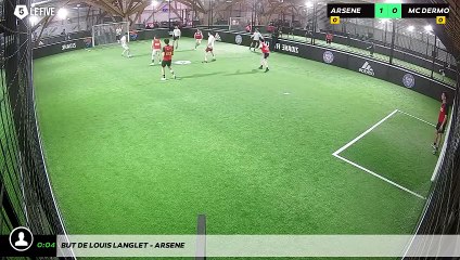 But de Louis Langlet - ARSENE