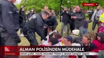 Alman polisinden Filistin gösterilerine müdahale