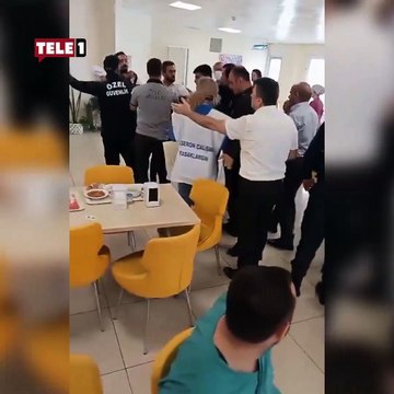 Esenyurt Devlet Hastanesi'nde 1 Mayıs çalışması yapan SES üyelerine saldırı