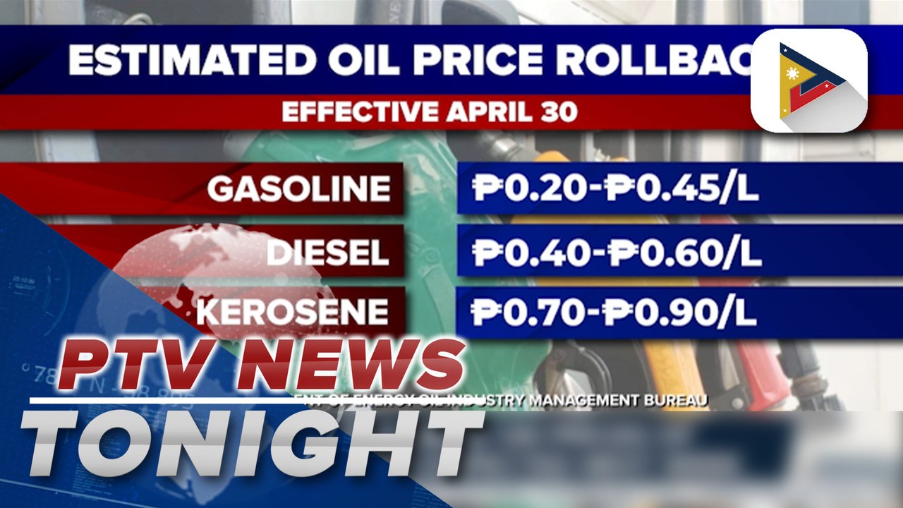 Slight rollback on prices of fuel products expected next week