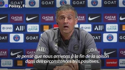 Ligue 1: Luis Enrique évoque "un moment splendide" avec le PSG