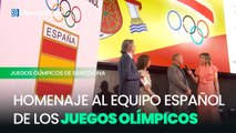 Homenaje al equipo español de los Juegos Olímpicos de Barcelona y Albertville 92