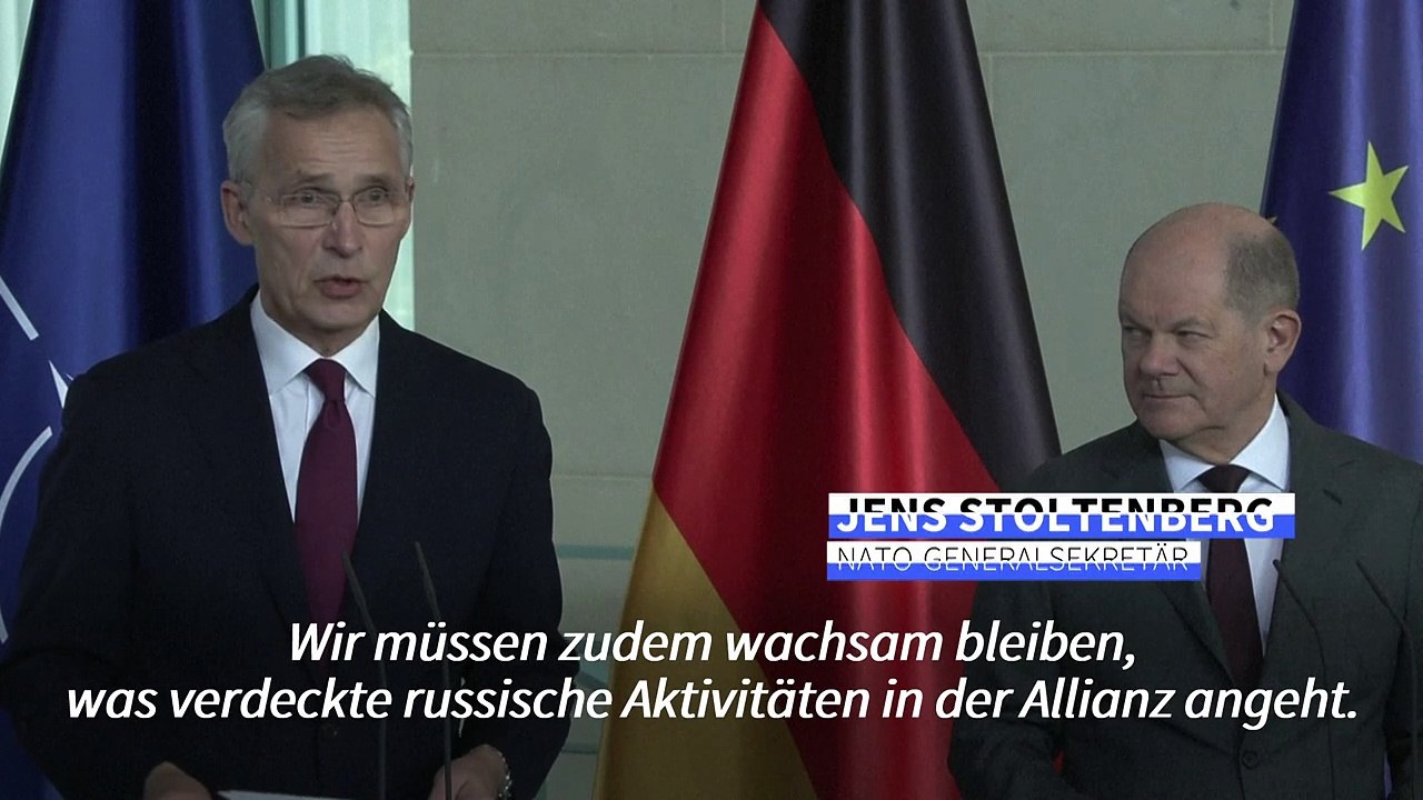 Stoltenberg besorgt über russische Spionage im Nato-Raum