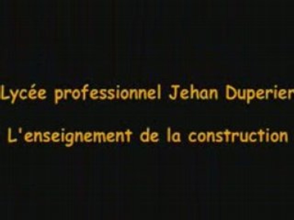 Construction, son enseignement