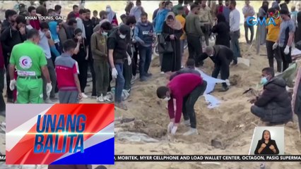 Mga nadiskubreng mass grave sa Gaza, ikinababahala ng United Nations | UB