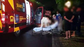Homem é atropelado por ônibus no 14 de Novembro e tem pé fraturado