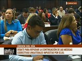 Diputados de la AN repudian las medidas coercitivas impuestas por EE.UU. contra Venezuela