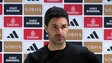 Arteta reacts after an outstanding 5-0 victory over the Chelsea