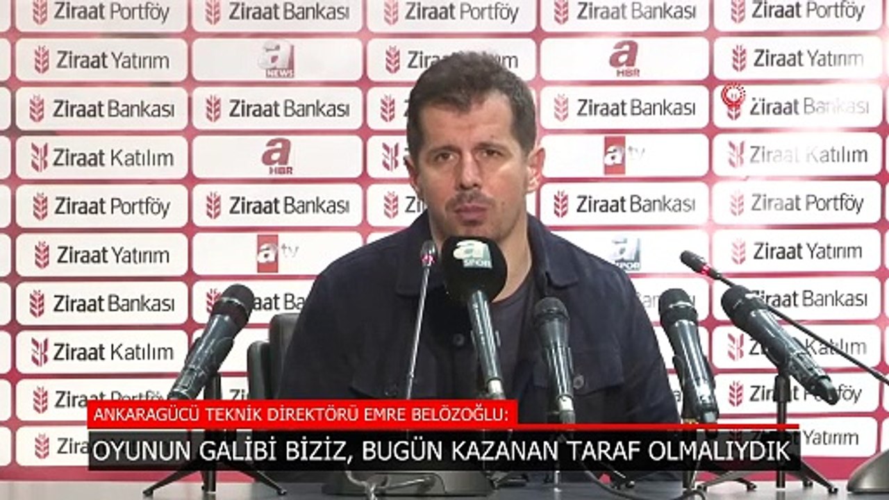 Emre Belözoğlu: Kazanan taraf olmalıydık