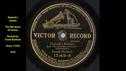 The Merchant Of Venice - Frank Burbeck (1912)