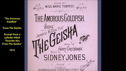 The Amorous Goldfish - The Geisha (1913)