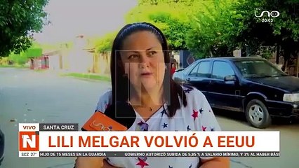 lili melgar volvió a estados unidos