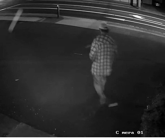 The alleged offender caused damage to a business premises in Devonport about 5am on Tuesday April 23, police said. Video Tasmania Police
