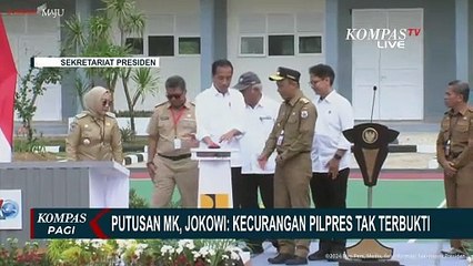 Jokowi Buka Suara Terkait MK Tolak Gugatan Sengketa Pilpres 2024: Tuduhan Tak Terbukti