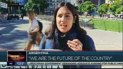 FTS 20:30 23-04:  Argentine students take the streets in defense of higher education