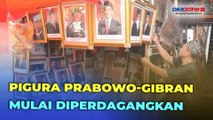 Pedagang Bingkai di Pasar Baru Jakarta Pusat Kebanjiran Order Pigura Prabowo-Gibran