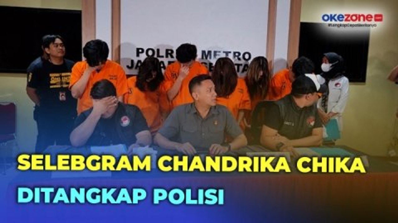 Selebgram Chandrika Chika Ditangkap Polisi Terkait Narkoba