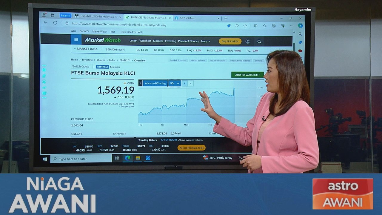 Niaga AWANI: Prestasi Bursa Malaysia setakat 24 April 2024