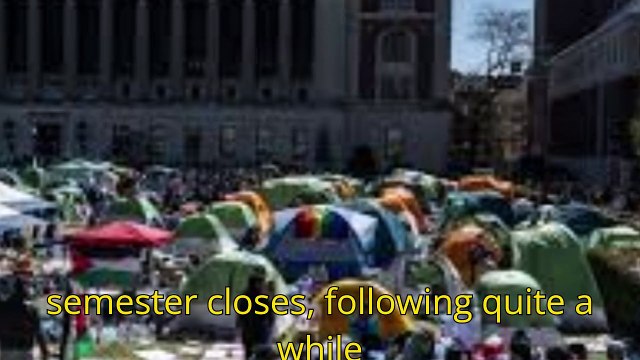 Trump says Columbia University made “grave mistake” making classes hybrid amid tense demonstrations on campus