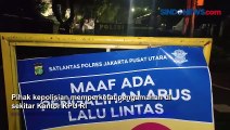 Jalan Depan Kantor KPU Ditutup Jelang Pengumuman Hasil Pemilu 2024