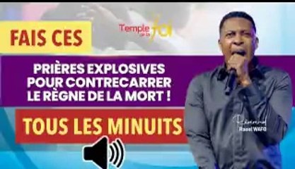 FAIS CES PRIÈRES EXPLOSIVES POUR CONTRECARRER LE RÈGNE DE LA MORT. TOUS LES MINUITS