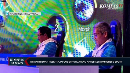 Diikuti Ribuan Peserta, Pj Gubernur Jateng Apresiasi Kompetisi E-Sport