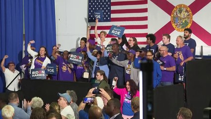 Biden hammers Trump on abortion in Florida