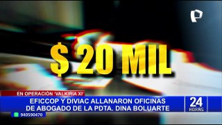 Operación Valkiria: allanan oficinas de Óscar Nieves, exconsejero legal de Dina Boluarte