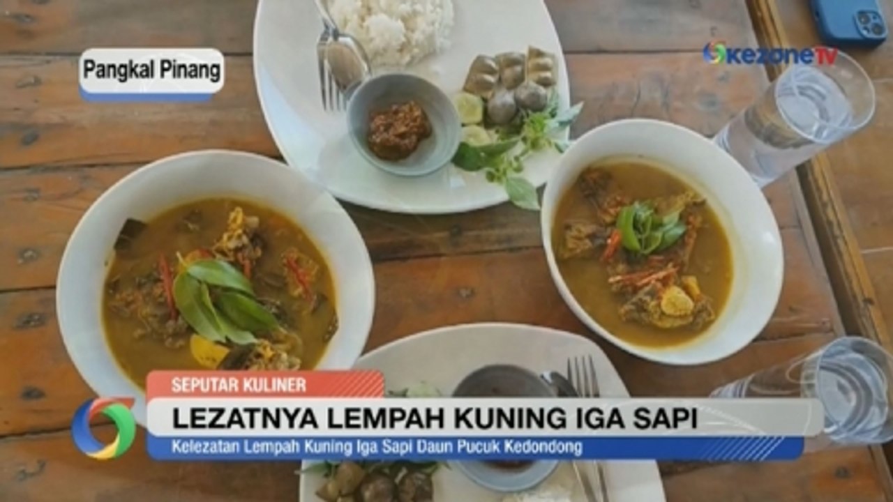 Lezatnya Lempah Kuning Iga Sapi Khas Bangka Belitung