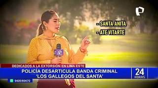 Santa Anita: cae cabecilla de organización criminal “Los Gallegos de Santa”