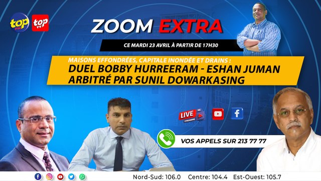 Zoom Extra :Michael Jean Louis reçoit Bobby Hurreeram - Eshan Juman arbitré par Sunil Dowarkasing_0