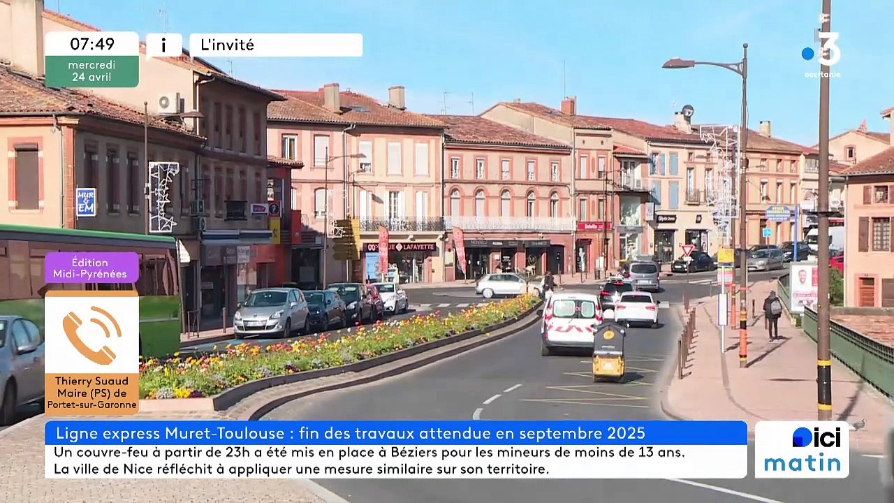 Le quart d'heure toulousain avec le maire de Portet-sur-Garonne