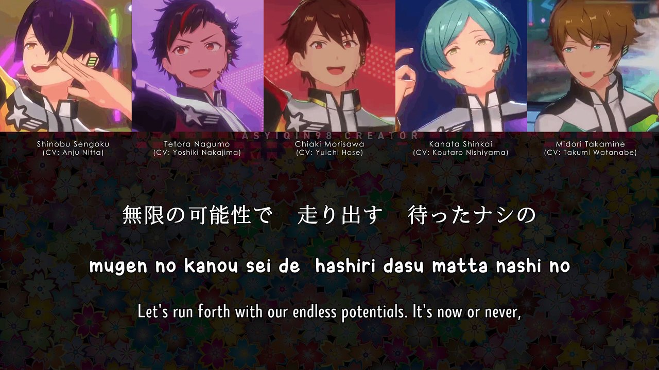 BRAND NEW STARS!! - RYUSEITAI ver. (lyrics)