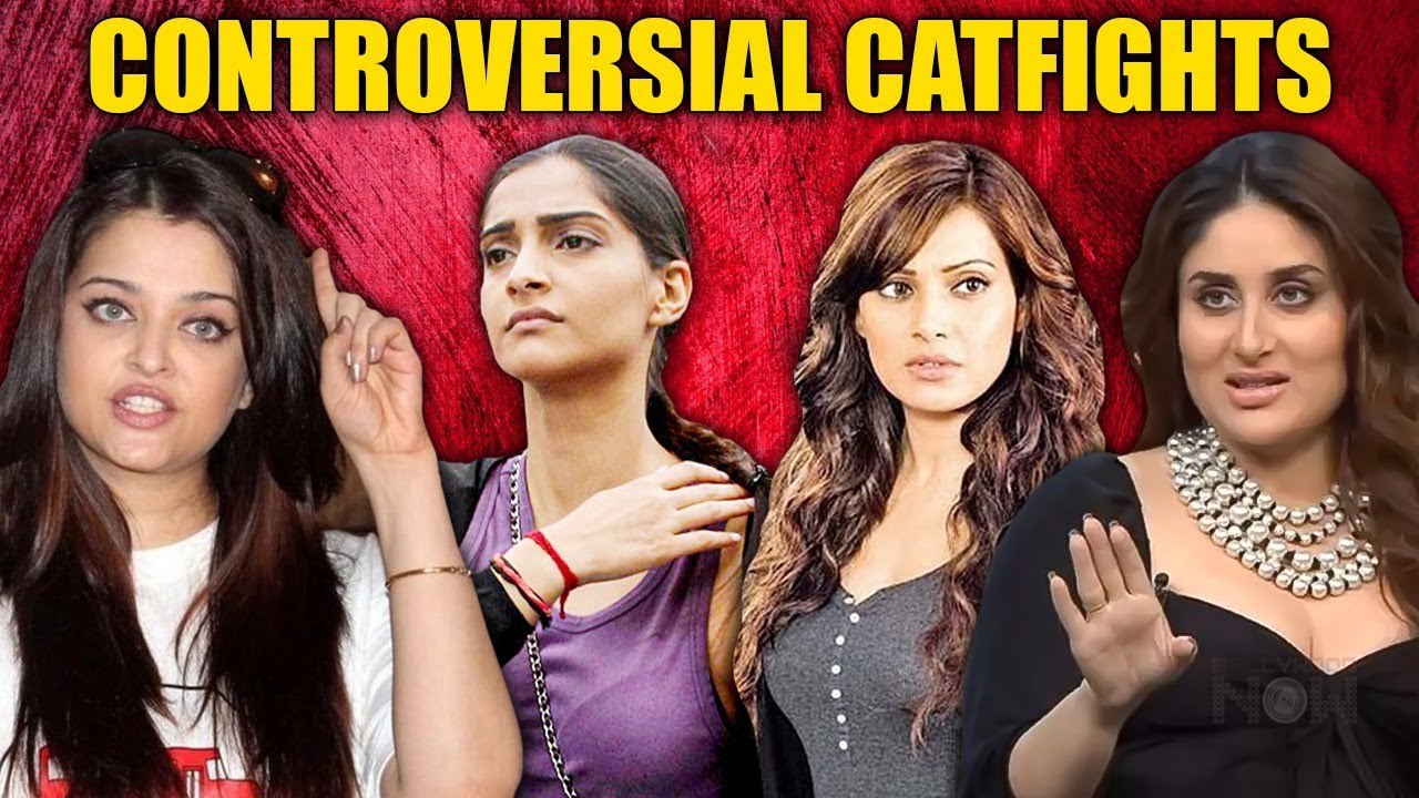 Bollywood Actresses And Their Cat Fights Zeenat Aman-Mumtaz, Kareena-Bipasha, Sonam-Aishwarya