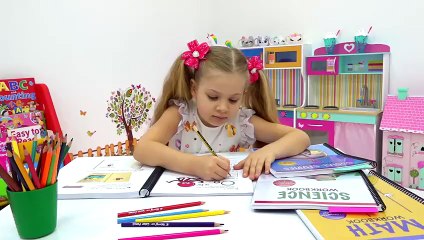 Diana and Dad learn and play