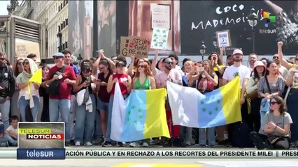 Protesta histórica en Canarias contra el turismo de masas