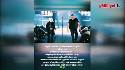 Haluk Levent paylaştı! Kanserle mücadele eden ablası için saçlarını kazıttı